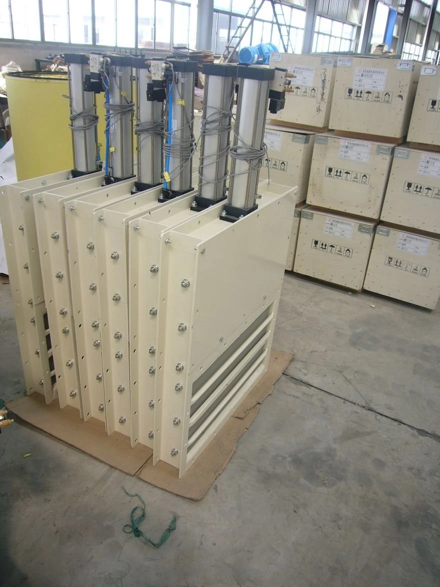 Tbdq-seriens pneumatiska fyrkantiga typ diverter